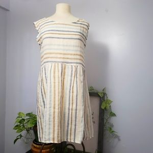 Blue Orchid Made in Italy Linen Dress.  NEW